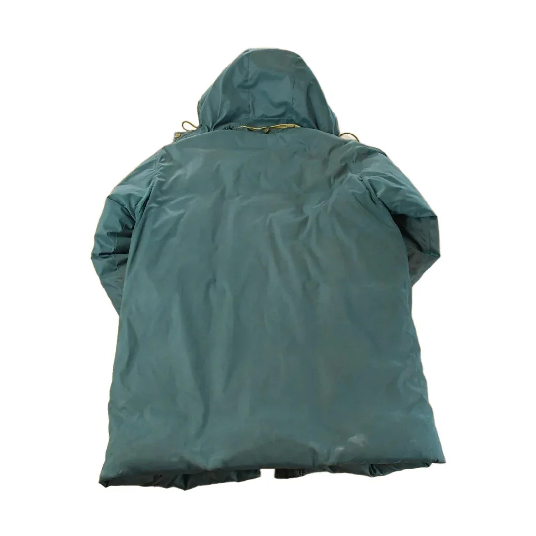 Vintage 1990s Eddie Bauer Down Hooded Jacket Men's Medium from propervintagecanada
