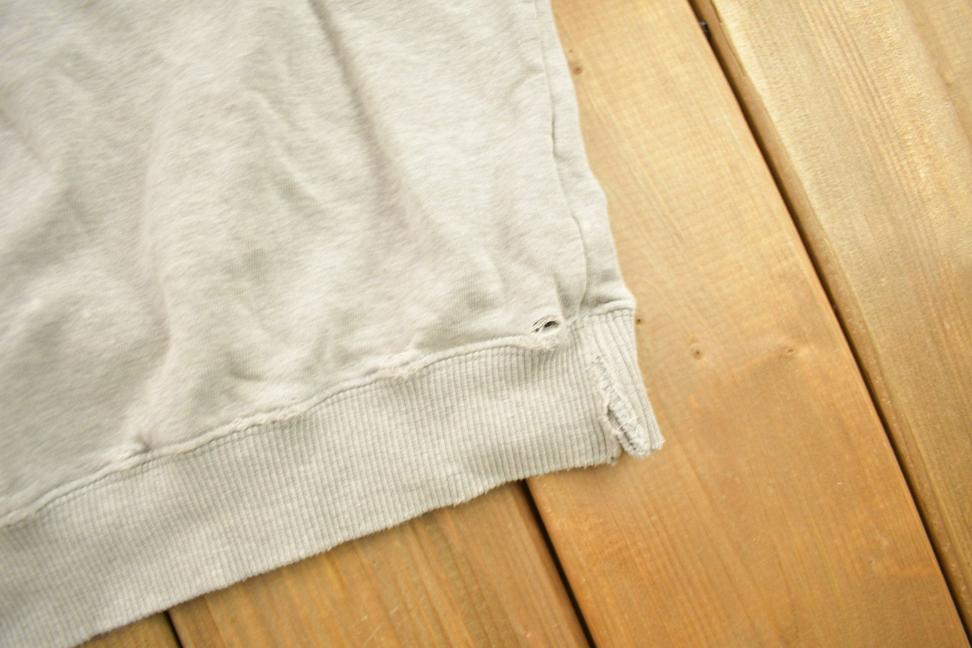 Vintage 1990s Eddie Bauer EBTEK Distressed Crewneck Sweatshirt Men's Medium from propervintagecanada