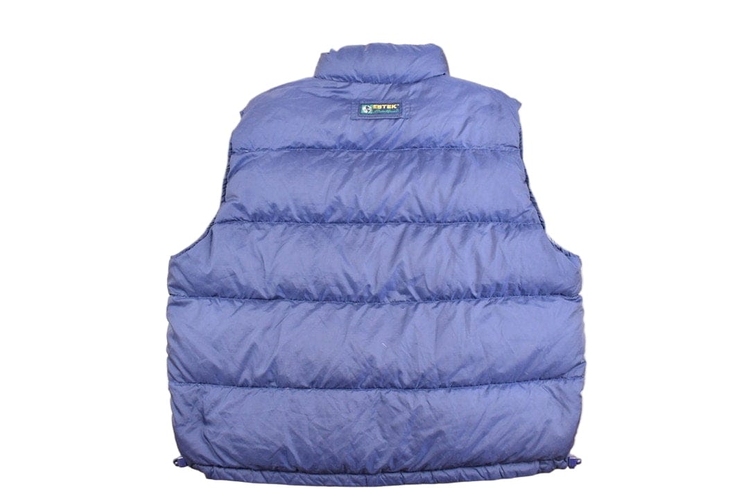 Vintage 1990s Eddie Bauer EBTEK Goose Down Reversible Puffer Vest Men's Large from propervintagecanada