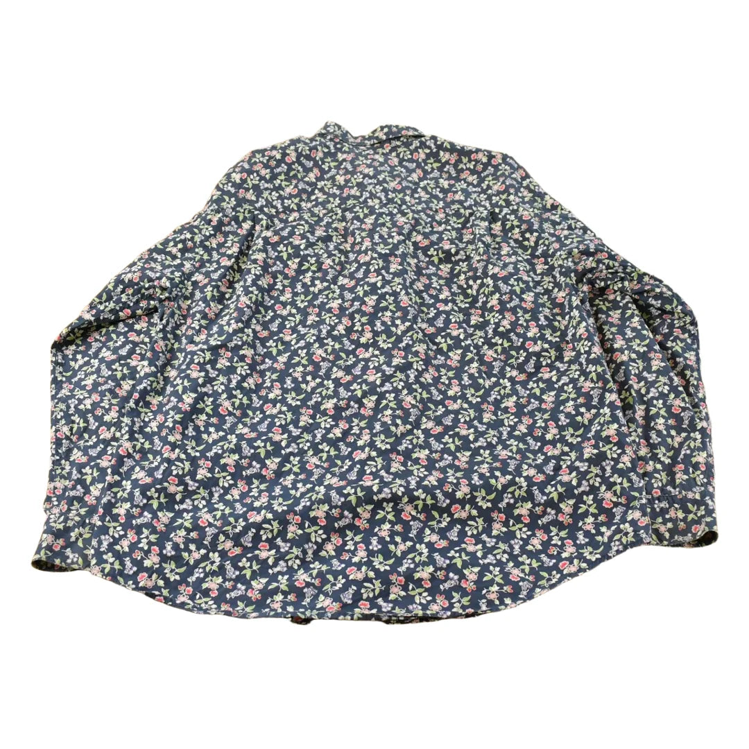Vintage 1990s Eddie Bauer Floral Button Up Shirt Women's M from propervintagecanada