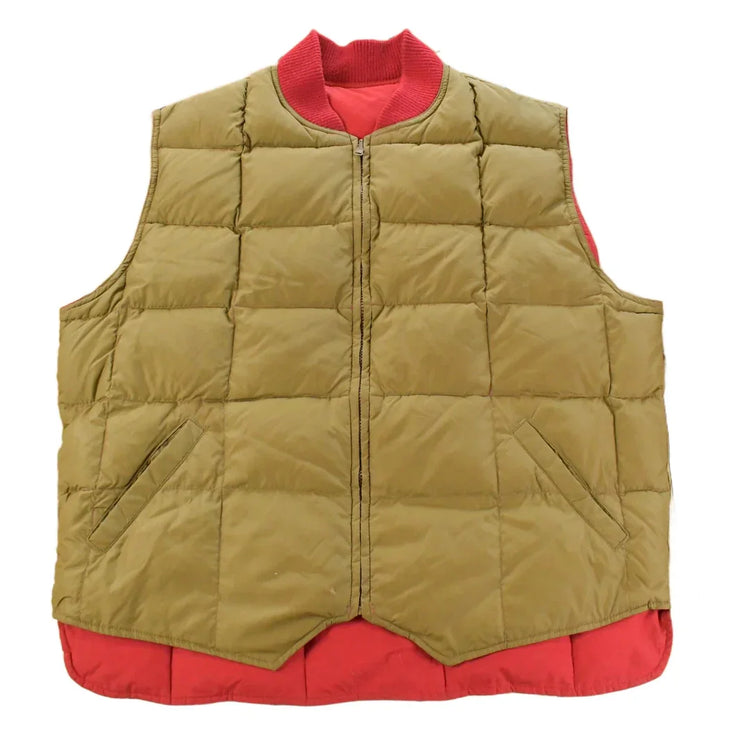 Vintage 1990s Eddie Bauer Goose Down Reversible Puffer Vest Jacket Men's XL / 90s Vest / Streetwear / Outdoorsman / Hiking / Ski Vest from propervintagecanada