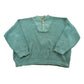 Vintage 1990s Eddie Bauer Henley Collar Quarter Button Cotton Knit Sweater Men's L from propervintagecanada