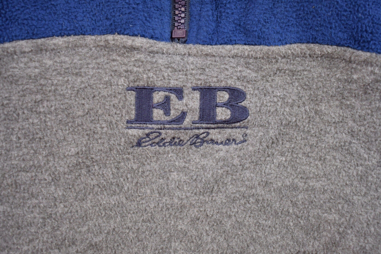 Vintage 1990s Eddie Bauer Hooded Fleece Sweater Men's MMen's Medium