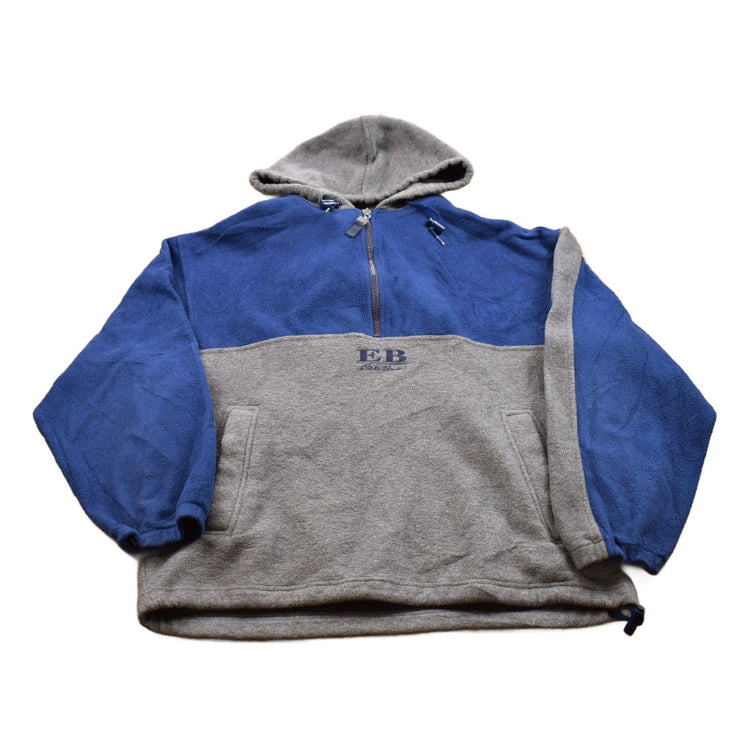 Vintage 1990s Eddie Bauer Hooded Fleece Sweater Men's MMen's Medium from propervintagecanada