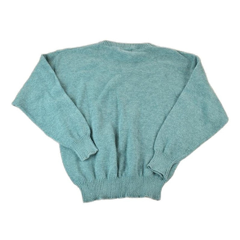 Vintage 1990s Eddie Bauer Knit Abstract Pattern Crewneck Sweater Made In USA Men's Large from propervintagecanada