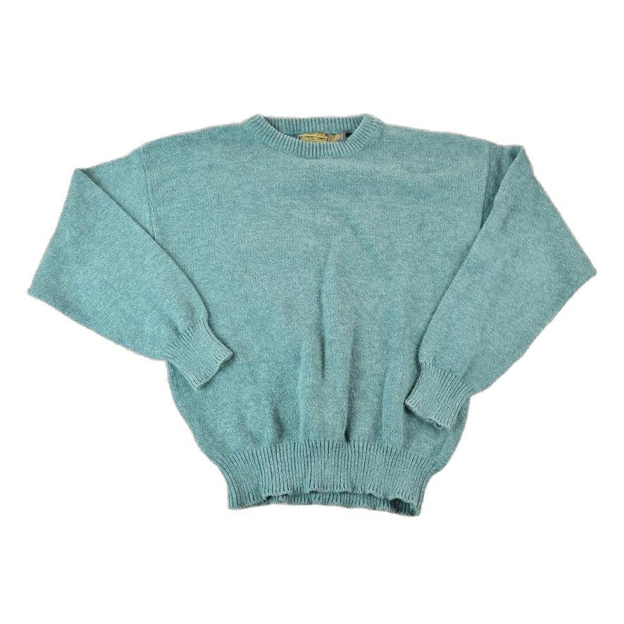 Vintage 1990s Eddie Bauer Knit Abstract Pattern Crewneck Sweater Made In USA Men's Large from propervintagecanada