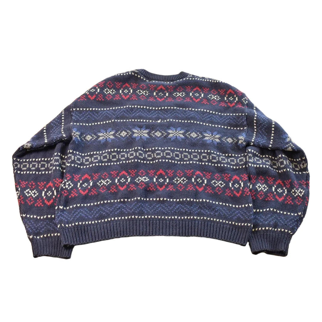 Vintage 1990s Eddie Bauer Knit Crewneck Sweater Men's Large from propervintagecanada