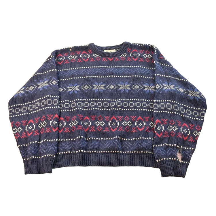Vintage 1990s Eddie Bauer Knit Crewneck Sweater Men's Large from propervintagecanada