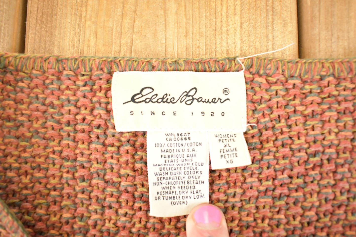 Vintage 1990s Eddie Bauer Knit Sweater Women's XL from propervintagecanada