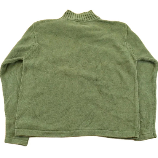 Vintage 1990s Eddie Bauer Mock Neck Knit Sweater Women's Medium from propervintagecanada
