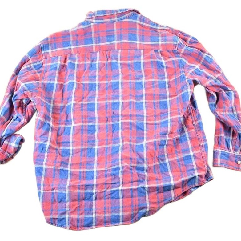 Vintage 1990s Eddie Bauer Plaid Button Up Shirt Mens L from propervintagecanada