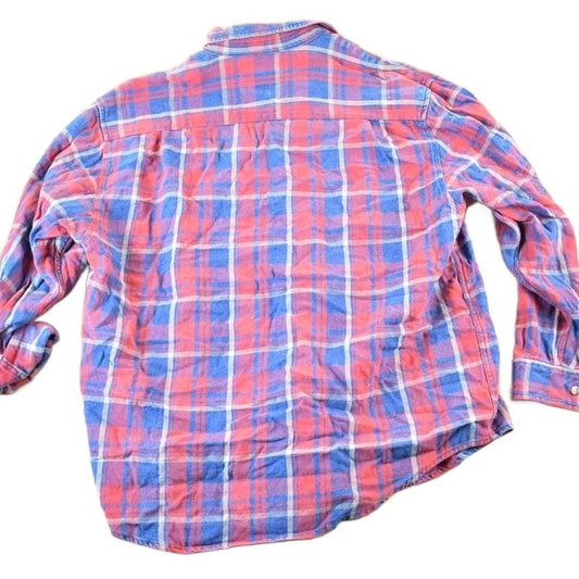 Vintage 1990s Eddie Bauer Plaid Button Up Shirt Mens L from propervintagecanada