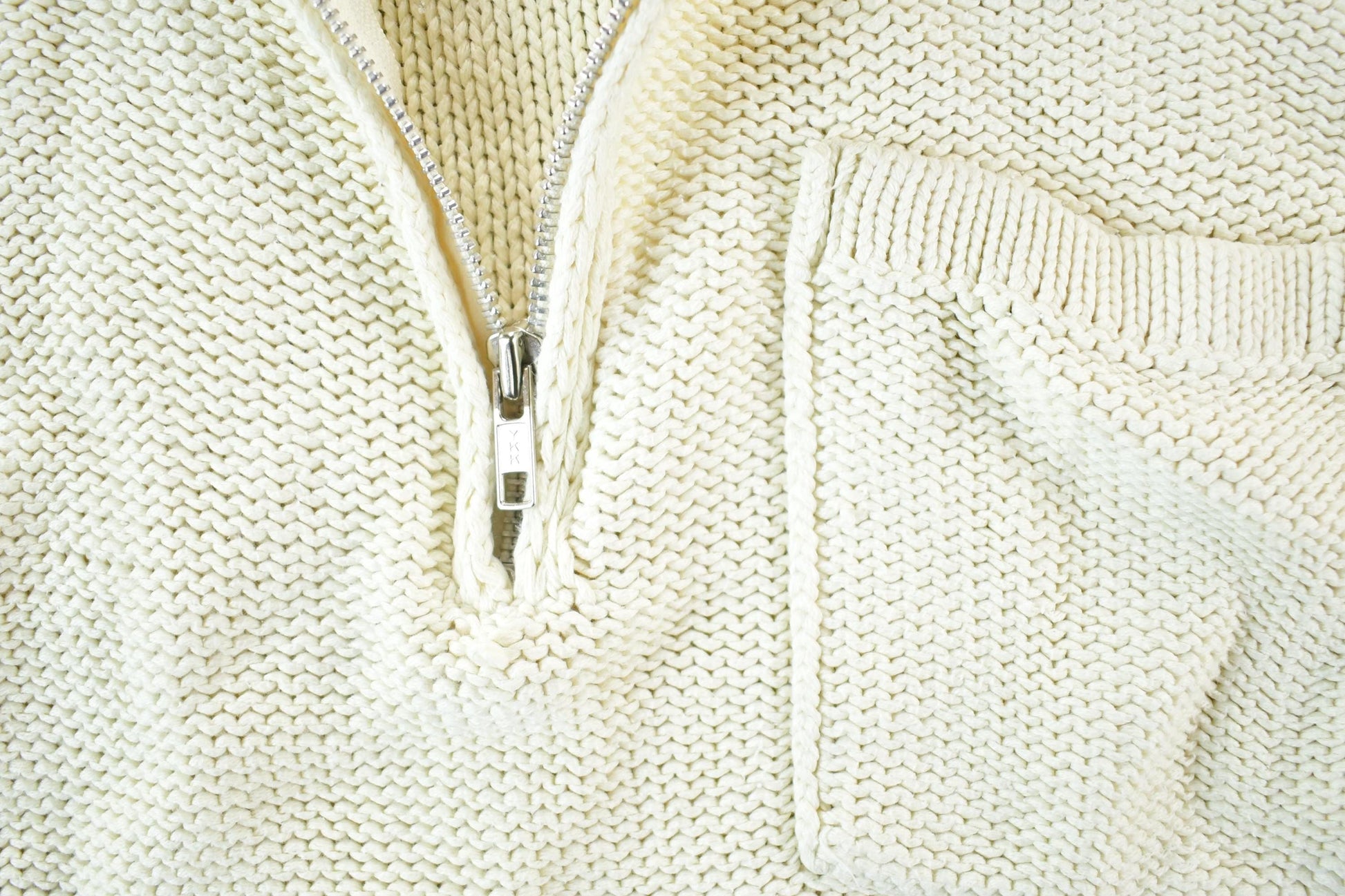 Vintage 1990s Eddie Bauer Quarter Zip Knit Abstract Pattern Crewneck Sweater Womens S-M from propervintagecanada