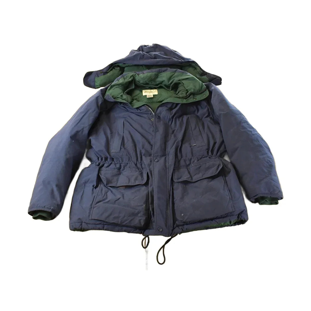 Vintage 1990s Eddie Bauer Ridgeline Goose Down Hooded Jacket Men's 2XL from propervintagecanada