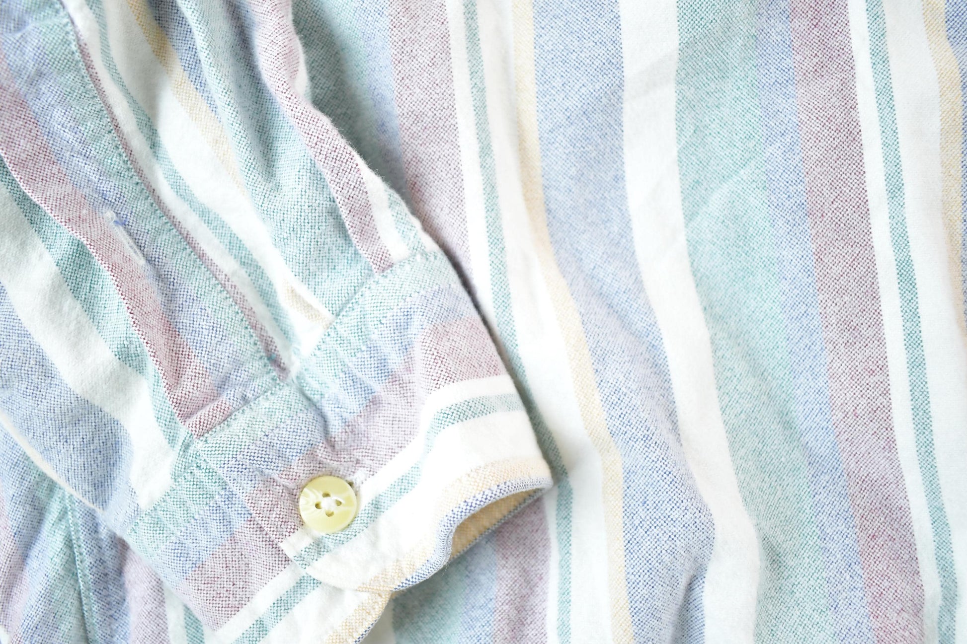Vintage 1990s Eddie Bauer Striped Button Up Shirt Mens L from propervintagecanada