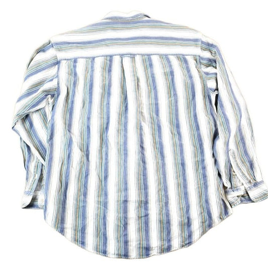 Vintage 1990s Eddie Bauer Striped Button Up Shirt Mens L from propervintagecanada