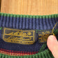 Vintage 1990s Eddie Bauer Striped Knit Crewneck Sweater Men's XL from propervintagecanada