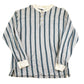 Vintage 1990s Eddie Bauer Striped Souvenir Quarter Button Crewneck Sweatshirt Men's L from propervintagecanada