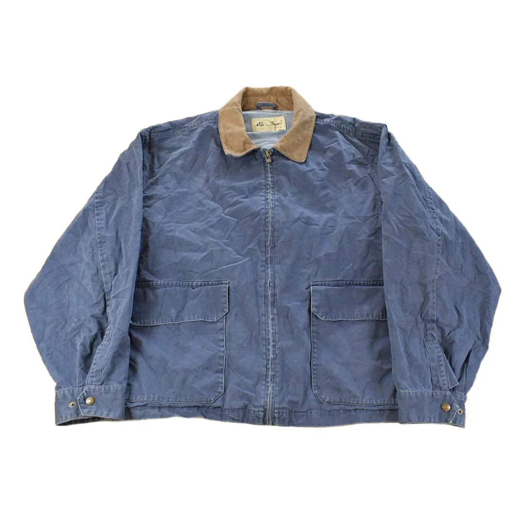 Vintage 1990s Eddie Bauer Sun Faded Field Jacket Men's Large from propervintagecanada