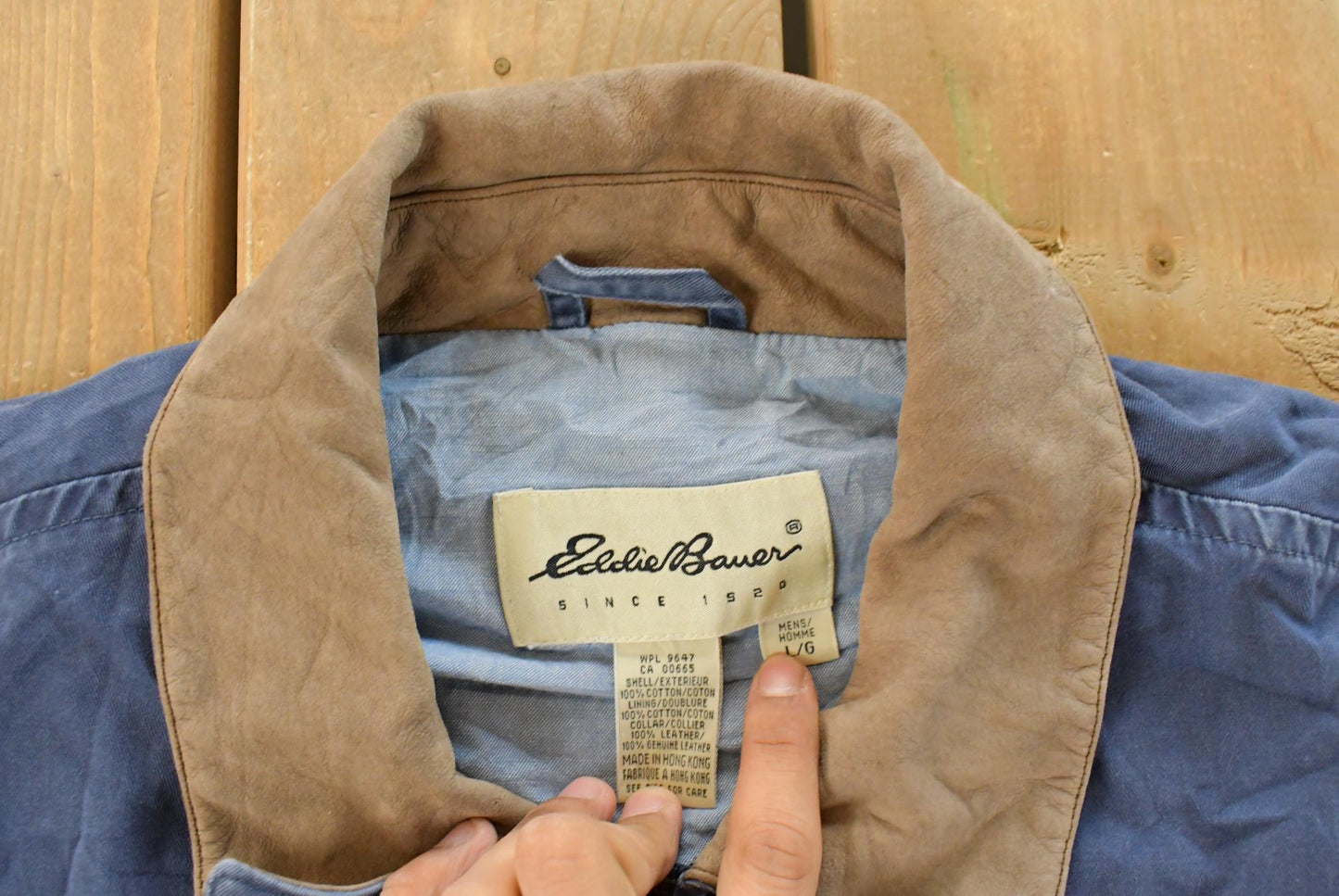Vintage 1990s Eddie Bauer Sun Faded Field Jacket Men's Large from propervintagecanada