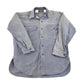 Vintage 1990s Eddie Bauer Thrashed Denim Button Up Shirt Men's L from propervintagecanada