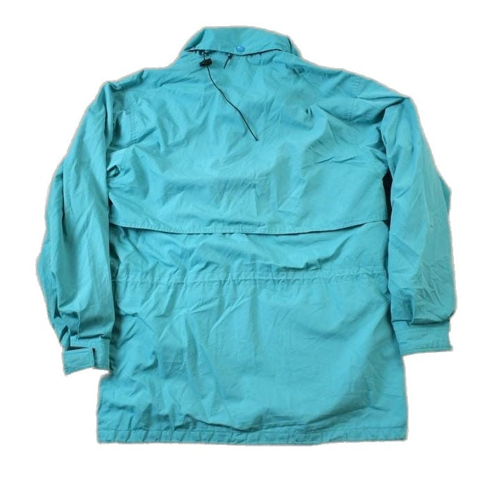 Vintage 1990s Eddie Bauer Windbreaker Retractable Hood Light Jacket Men's M from propervintagecanada