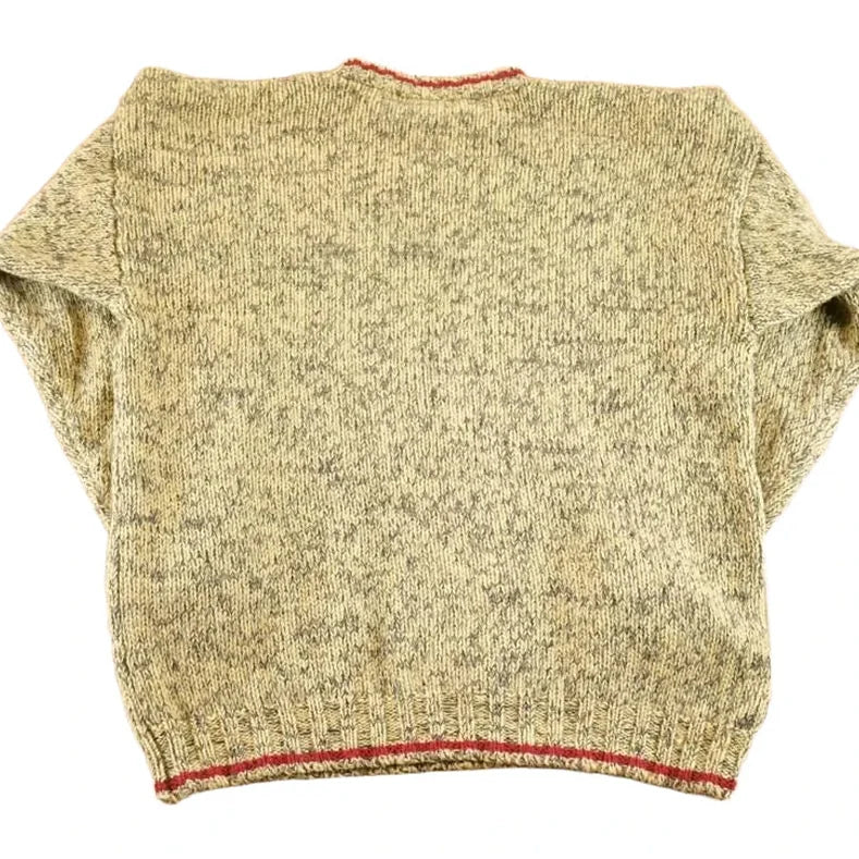 Vintage 1990s Eddie Bauer Wool Knit Crewneck Sweater Men's L from propervintagecanada
