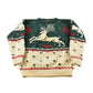 Vintage 1990s Eddie Bauer Wool Knit Reindeer Crewneck Sweater Men's S from propervintagecanada