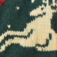 Vintage 1990s Eddie Bauer Wool Knit Reindeer Crewneck Sweater Men's S from propervintagecanada