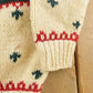 Vintage 1990s Eddie Bauer Wool Knit Reindeer Crewneck Sweater Men's S from propervintagecanada