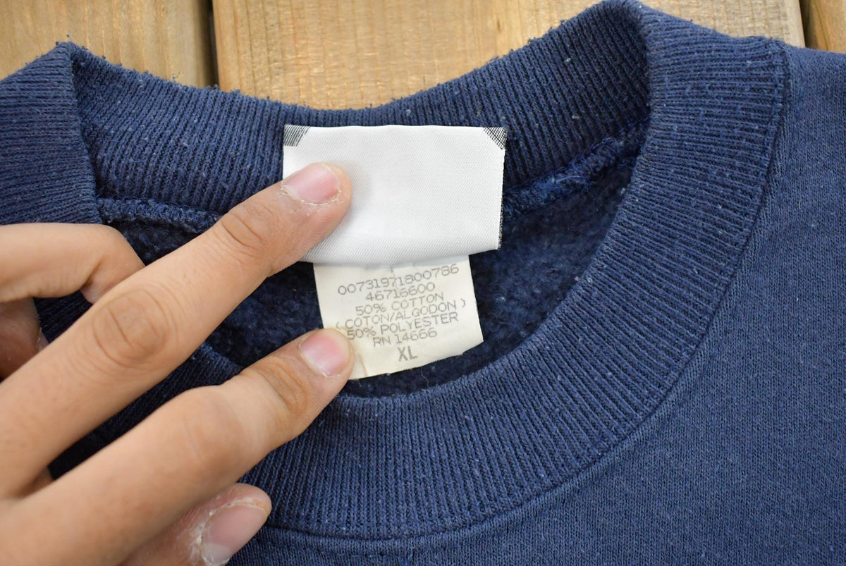 Vintage 1990s Edgewood Paisley Collegiate Crewneck Sweatshirt Men's L from propervintagecanada