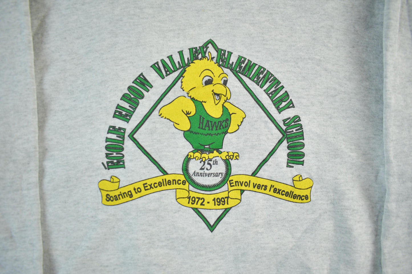 Vintage 1990s Elbow Valley Elementary Crewneck Sweatshirt Mens Small from propervintagecanada