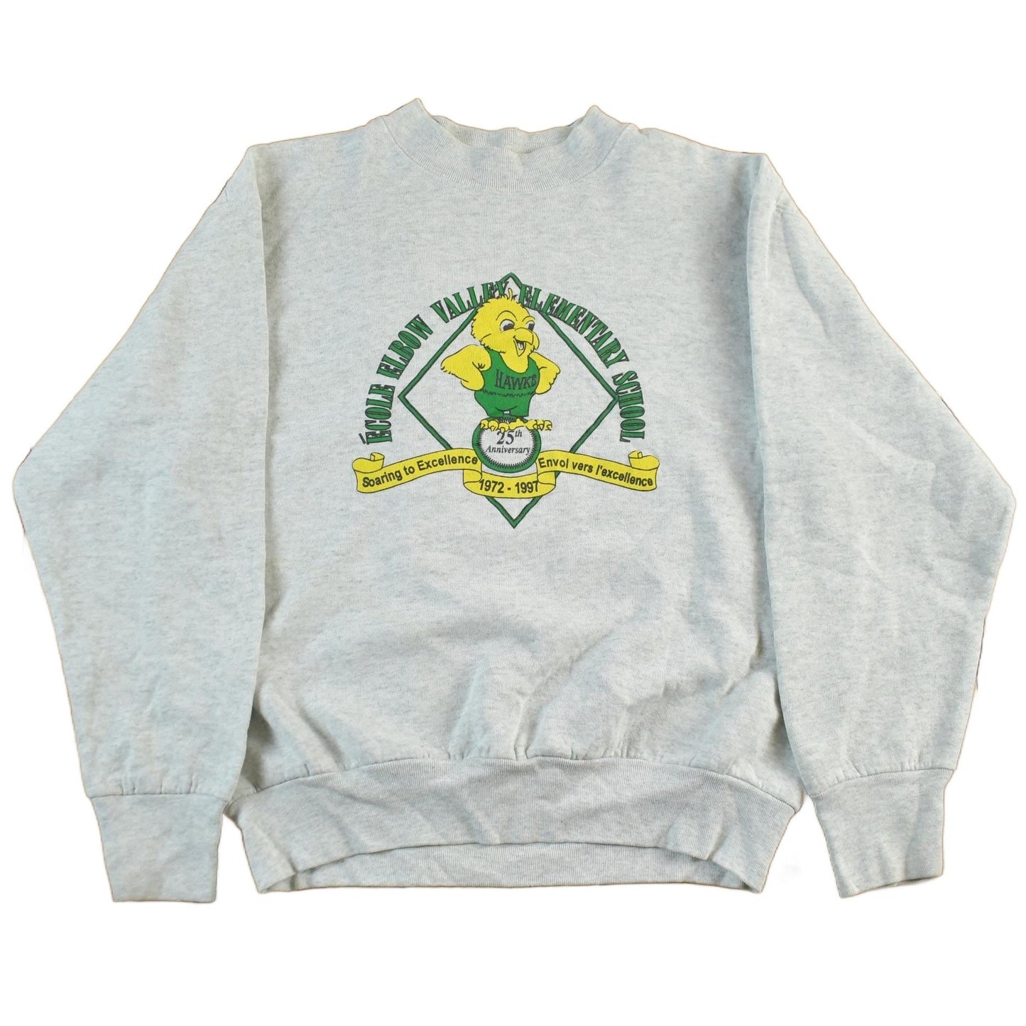 Vintage 1990s Elbow Valley Elementary Crewneck Sweatshirt Mens Small from propervintagecanada