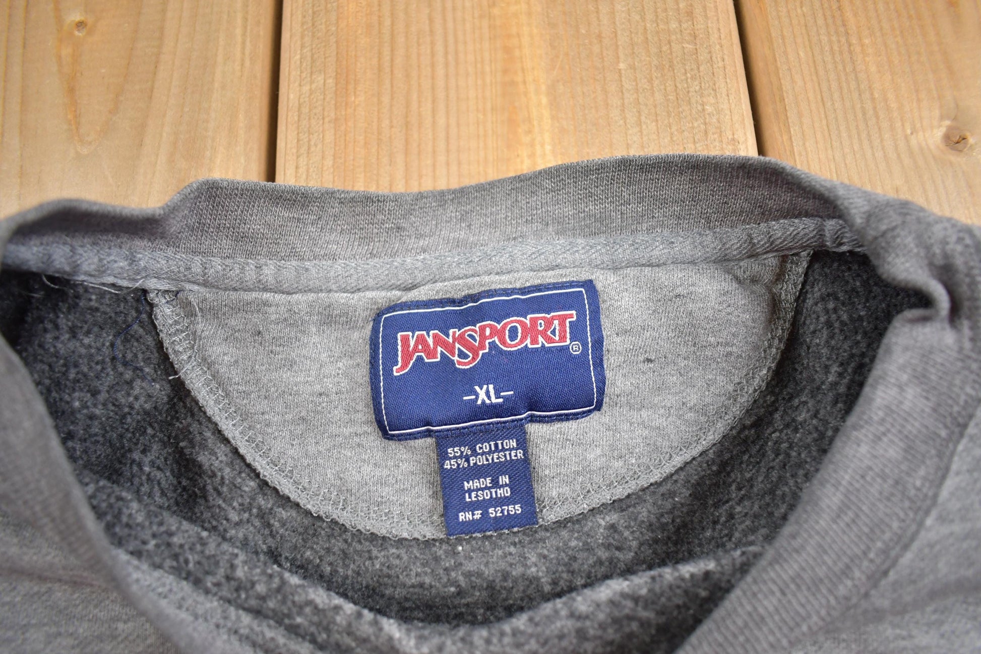 Vintage 1990s Elizabethtown College Jansport Distressed Crewneck Sweatshirt Men's XL from propervintagecanada