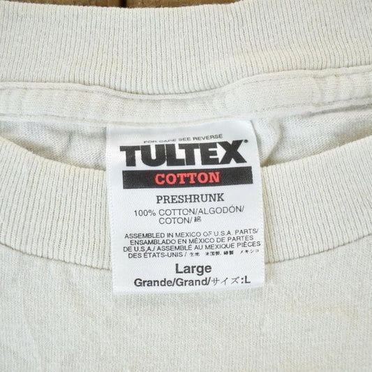 Vintage 1990s Ellis Island Souvenir Single Stitch Graphic Print T-Shirt Made In USA Men's Large from propervintagecanada