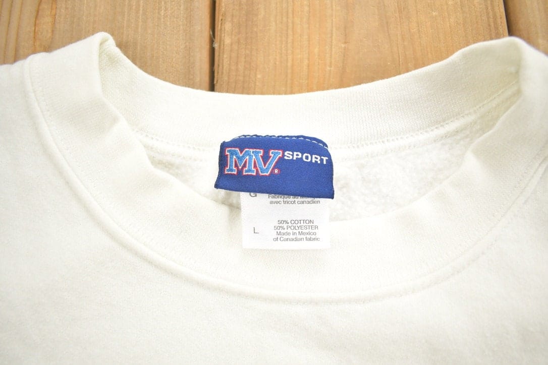 Vintage 1990s Elmhurst College Collegiate Crewneck Men's Large from propervintagecanada