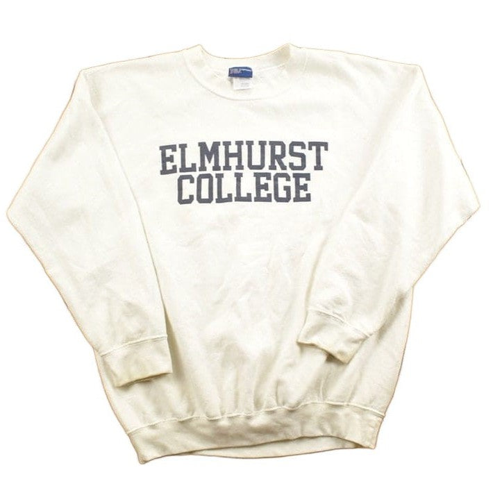 Vintage 1990s Elmhurst College Collegiate Crewneck Men's Large from propervintagecanada