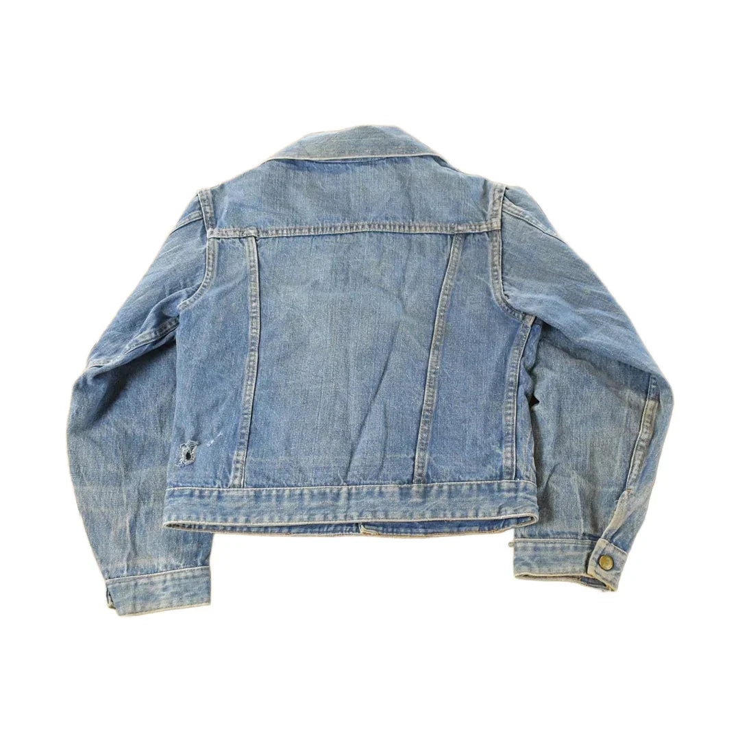 Vintage 1990s Ely Cattleman Denim Jean Trucker Jacket Women's Small from propervintagecanada