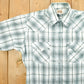 Vintage 1990s Ely Cattleman Western Flannel Button Up Short Sleeve Shirt Men's Medium from propervintagecanada