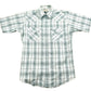 Vintage 1990s Ely Cattleman Western Flannel Button Up Short Sleeve Shirt Men's Medium from propervintagecanada