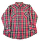 Vintage 1990s Ely Cattleman Western Flannel Pearl Snap Button Up Shirt Men's XL from propervintagecanada