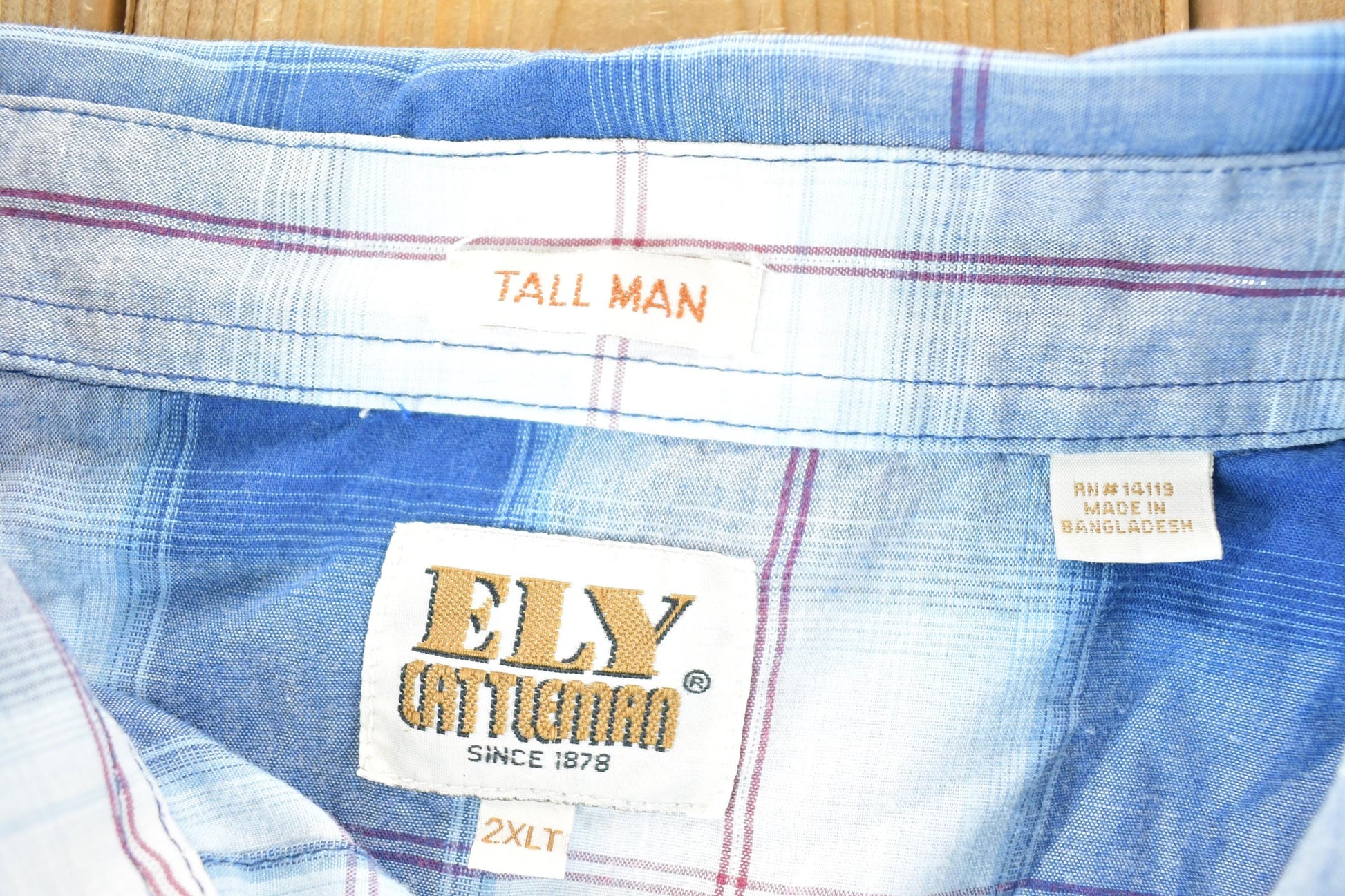 Vintage 1990s Ely Cattleman Western Style Button Up Mens XXL Tall from propervintagecanada