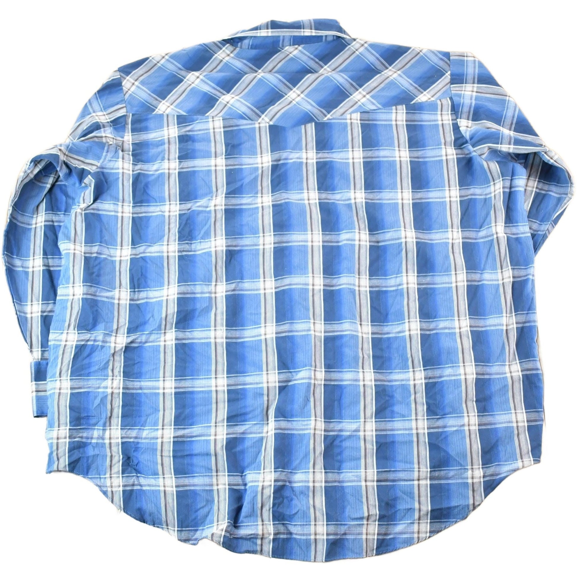 Vintage 1990s Ely Cattleman Western Style Button Up Mens XXXL Tall Men's 3XL from propervintagecanada