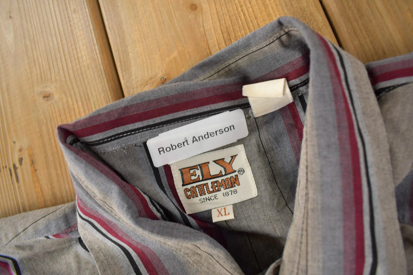 Vintage 1990s Ely Cattleman Western Style Pearl Snap Button Up Shirt Men's XL from propervintagecanada