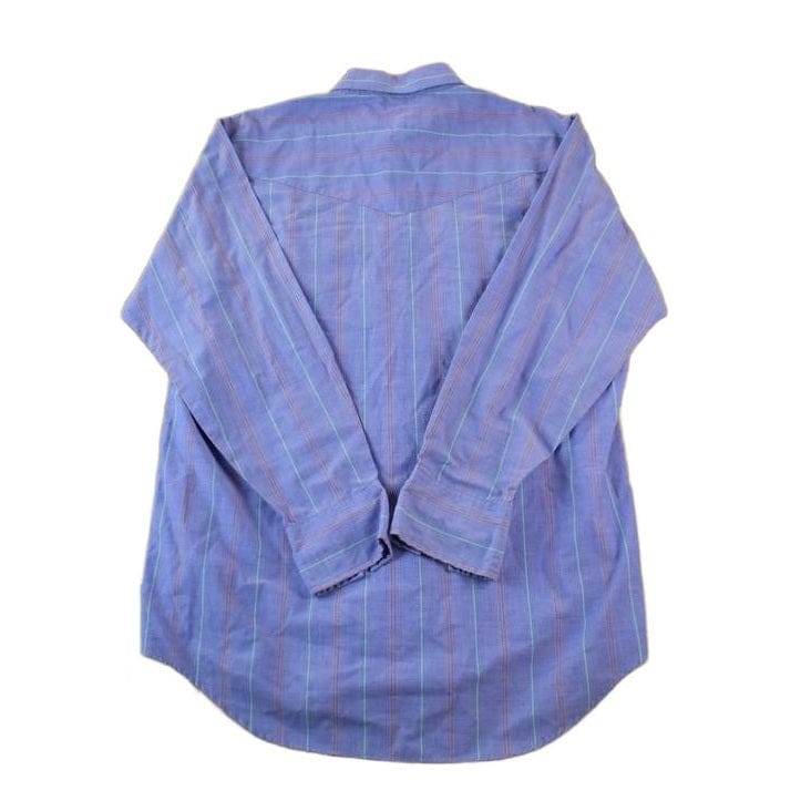 Vintage 1990s Ely Gentleman Stripe Western Shirt Men's XL from propervintagecanada