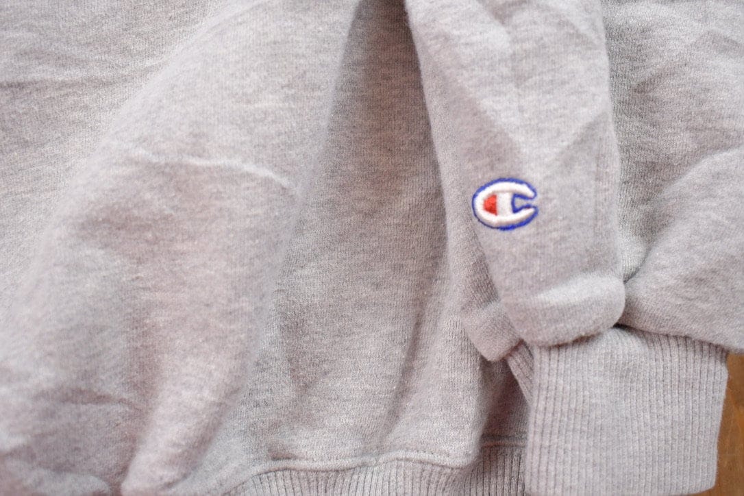 Vintage 1990s Embroidered Champion Sweatshirt Men's M from propervintagecanada