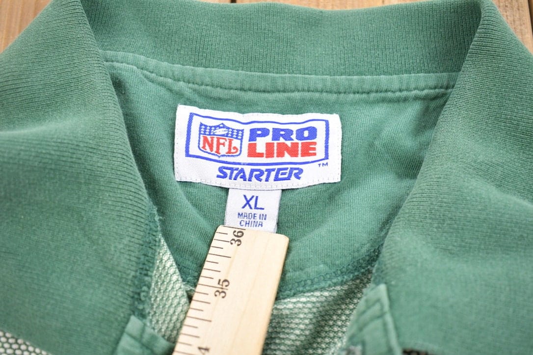 Vintage 1990s Embroidered Pro Line Green Bay Packers NFL Button Up Collar T-Shirt Men's XL from propervintagecanada