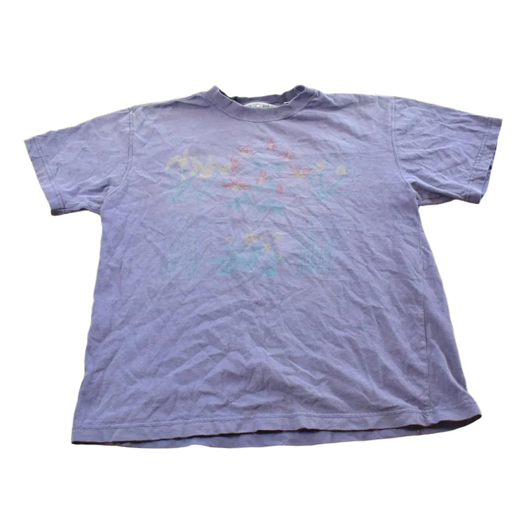 Vintage 1990s EMS Flowers T-Shirt Mens S from propervintagecanada
