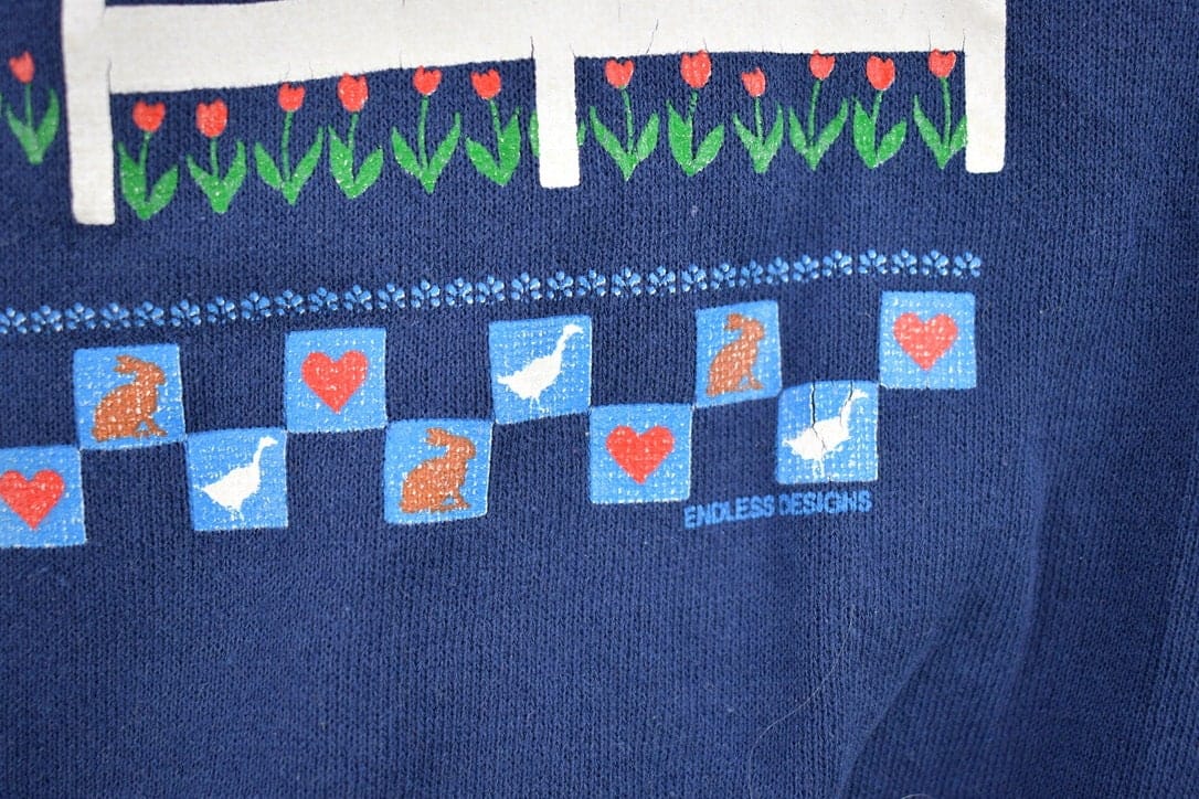 Vintage 1990s Endless Designs Farm Theme Crewneck Sweater Men's MMen's Medium from propervintagecanada