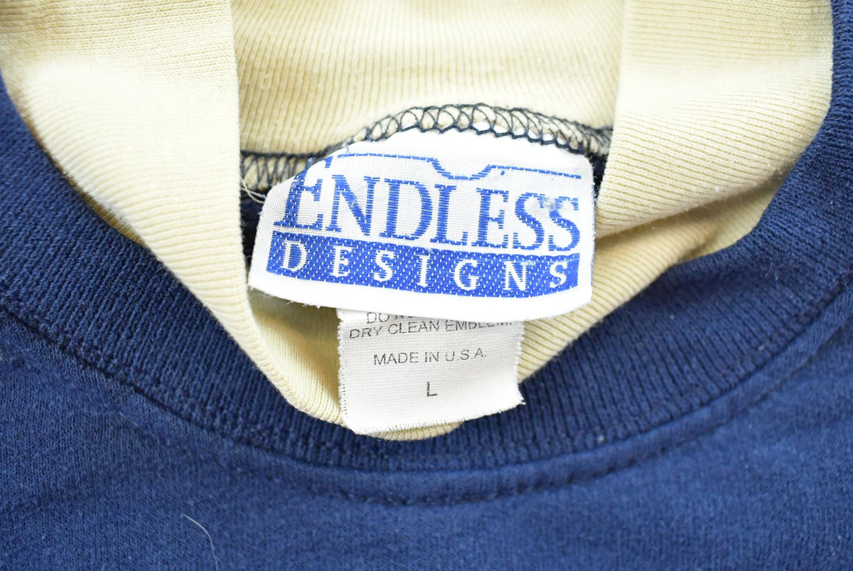 Vintage 1990s Endless Designs Leaf Graphic Crewneck Sweatshirt Men's L from propervintagecanada